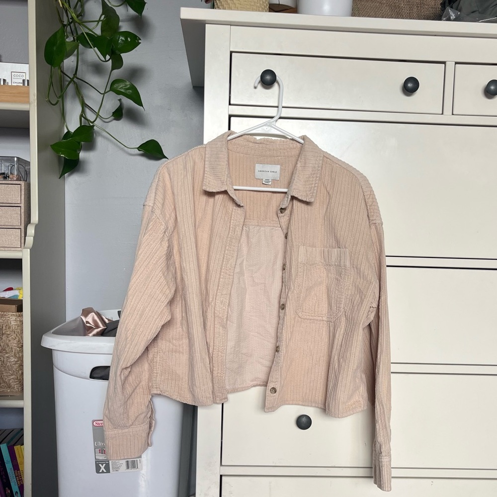 American Eagle Outfitters Corduroy Button-Down Shirt